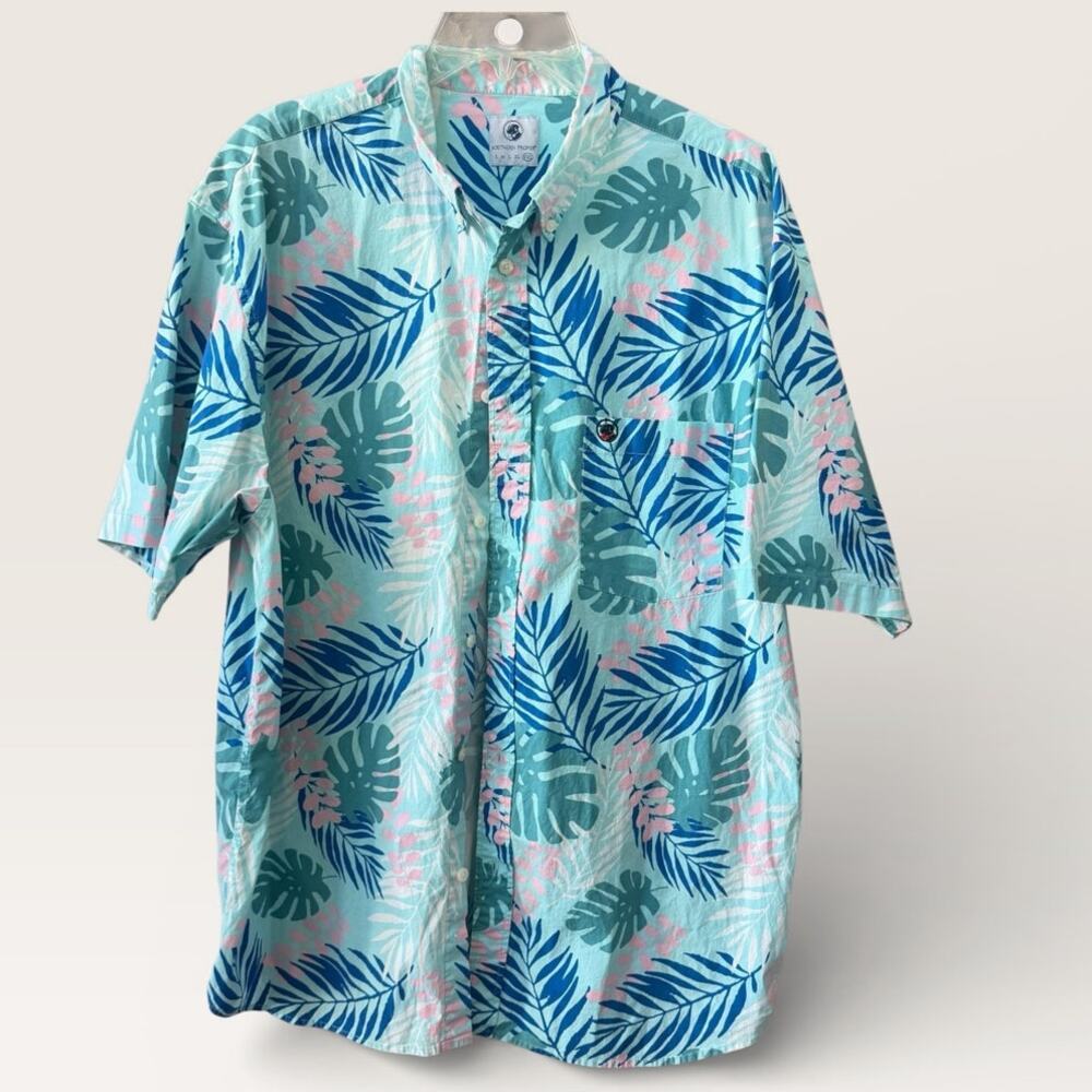 Southern Proper Mens XXL Hawaiian Shirt Button Down Pastel Summer Casual